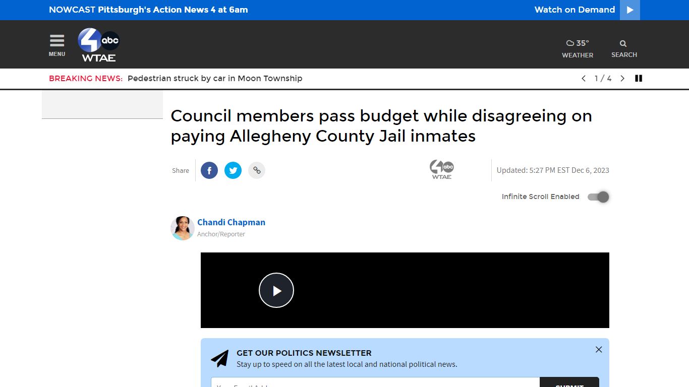 Pay for Allegheny County Jail inmates in new budget